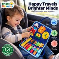 Montessori Toddler Travel Busy Board