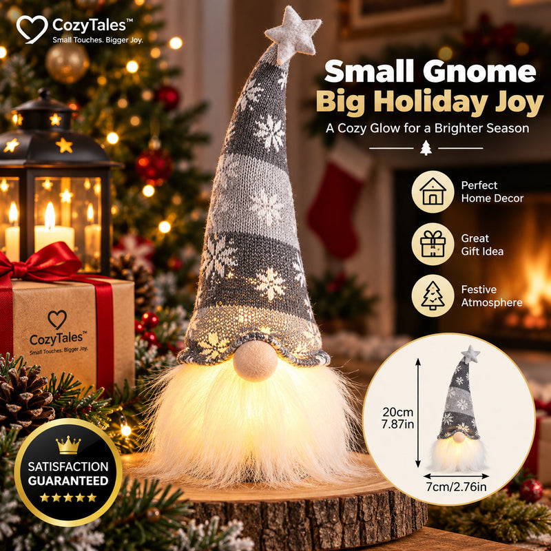 LED Gnome Christmas Ornament