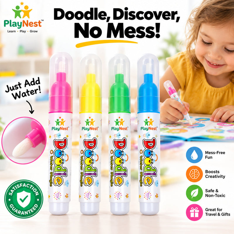 Reusable Magic Water Drawing Book