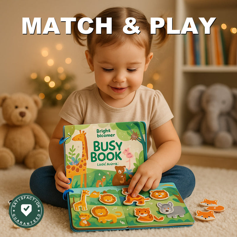 Quiet Busy Book - Match and Play