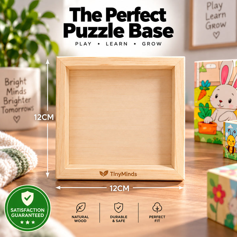 Six-Side Wooden Cube Puzzle Blocks