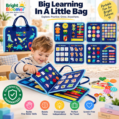 Montessori Toddler Travel Busy Board