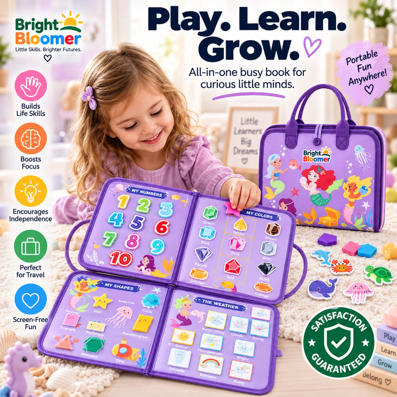 Montessori Toddler Travel Busy Board