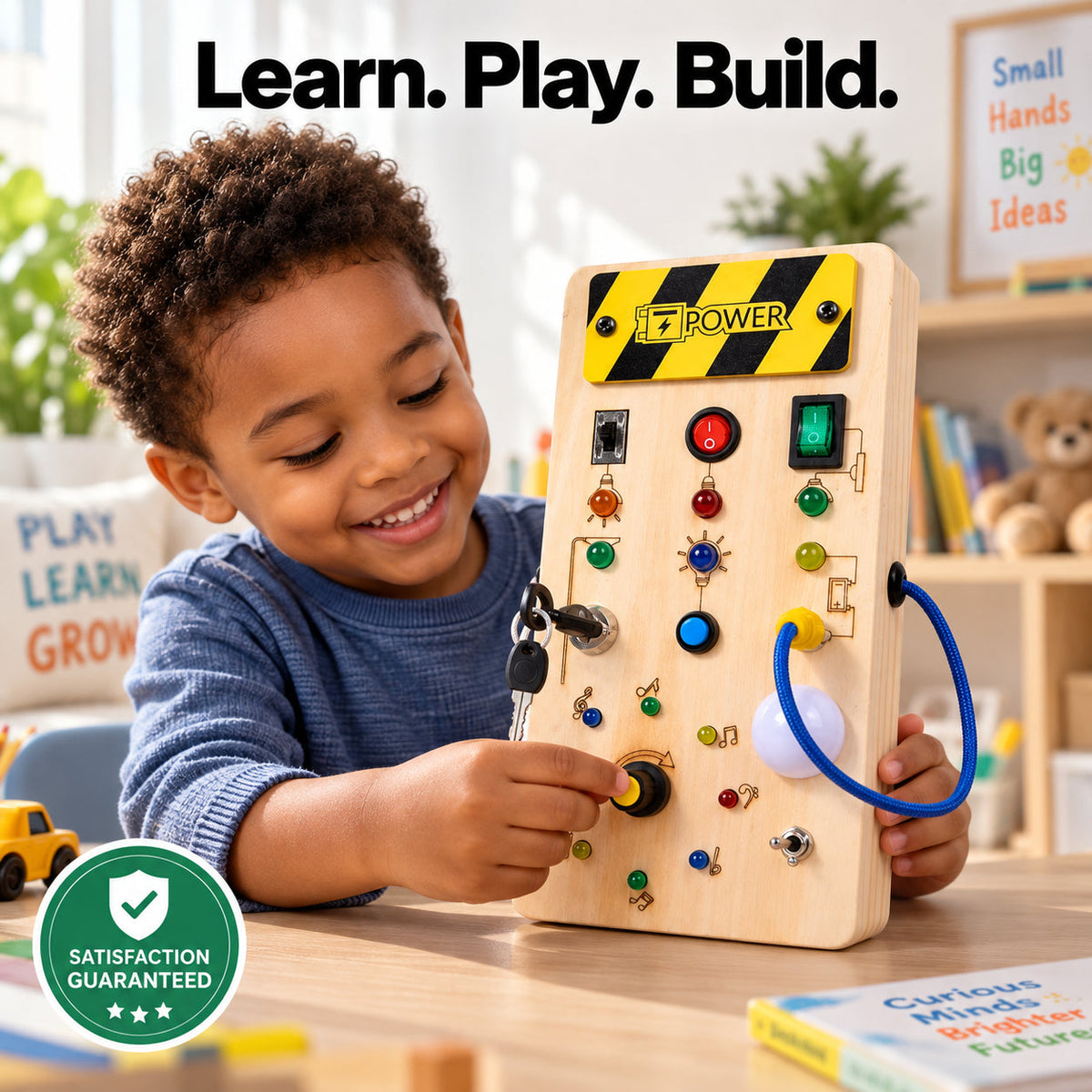 Montessori Busy Light Switch Board