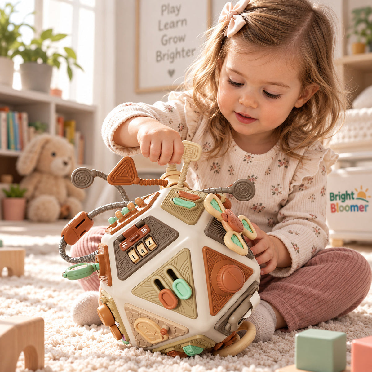 Montessori Busy Board Lock Box