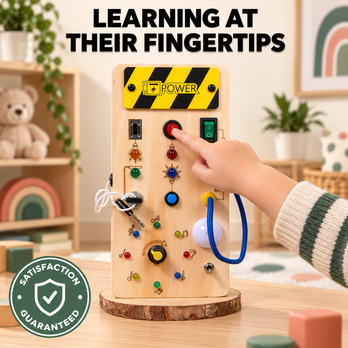 Montessori Busy Light Switch Board