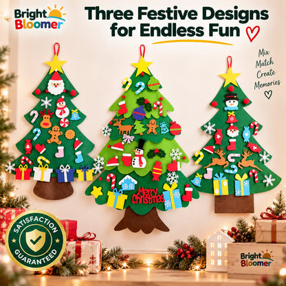 DIY Felt Christmas Tree Decoration