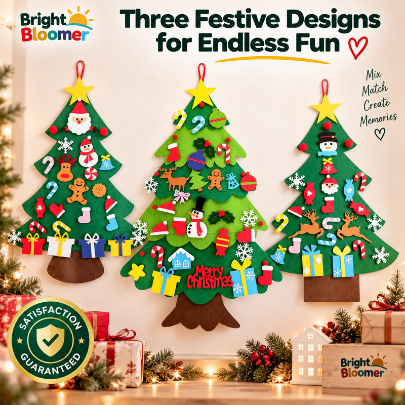 DIY Felt Christmas Tree Decoration