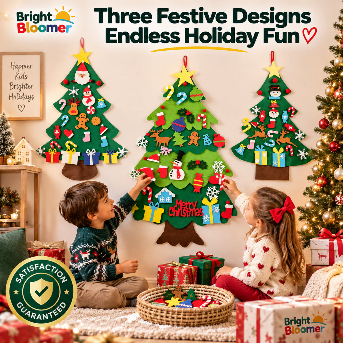 DIY Felt Christmas Tree Decoration
