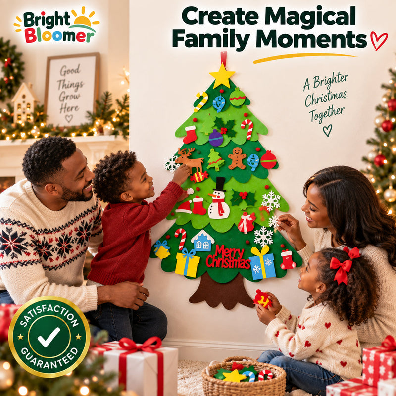 DIY Felt Christmas Tree Decoration