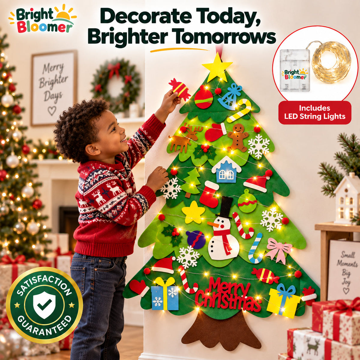 DIY Felt Christmas Tree Decoration