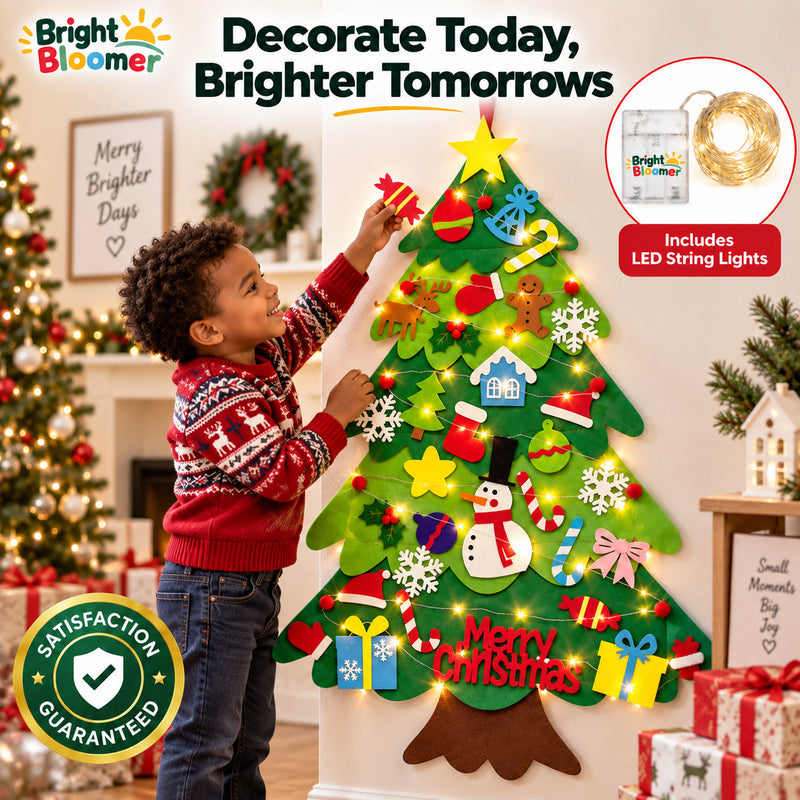 DIY Felt Christmas Tree Decoration