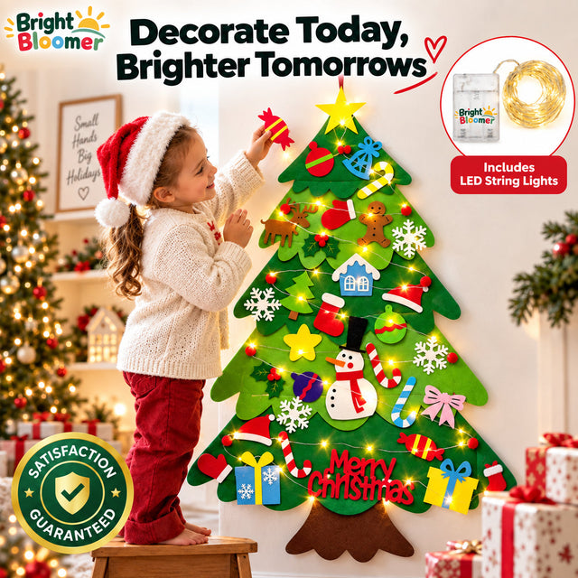 DIY Felt Christmas Tree Decoration