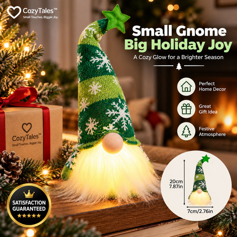 LED Gnome Christmas Ornament