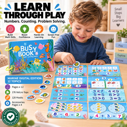 Montessori Quiet Busy Book for Toddlers
