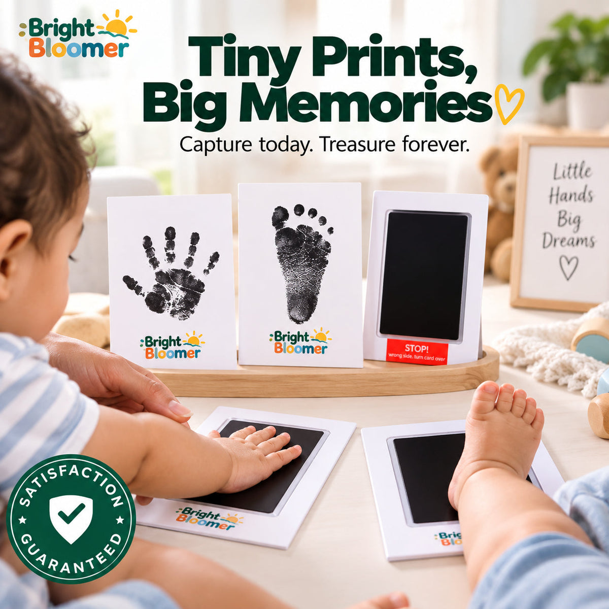 Baby Handprint and Footprint Keepsake Kit