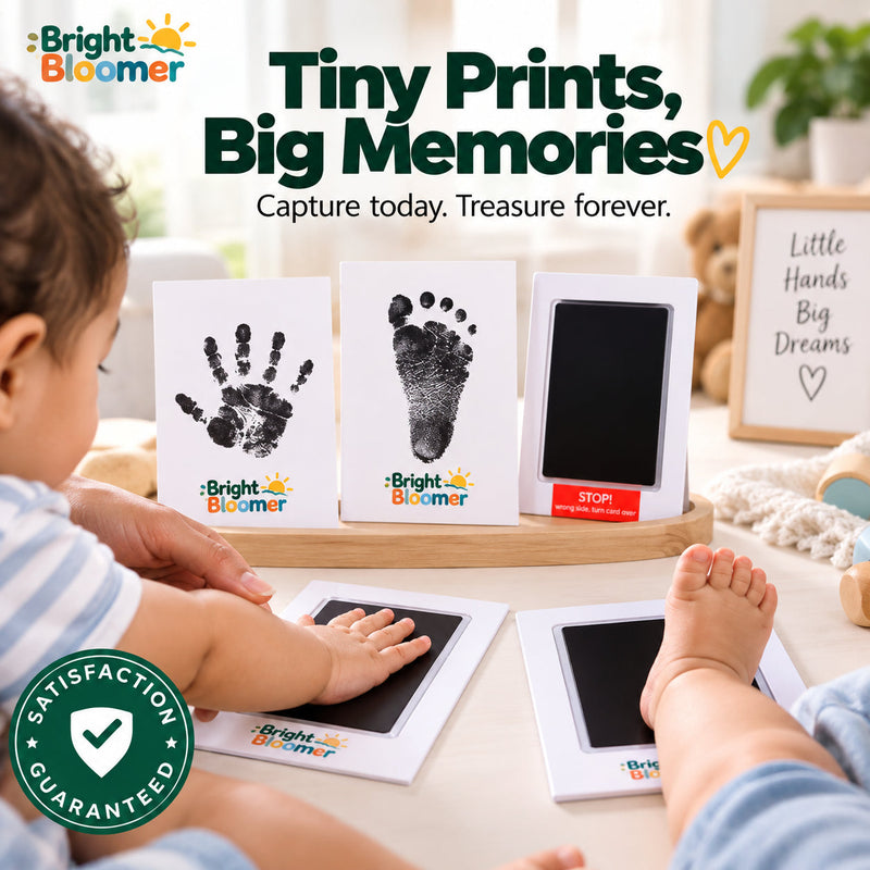Baby Handprint and Footprint Keepsake Kit