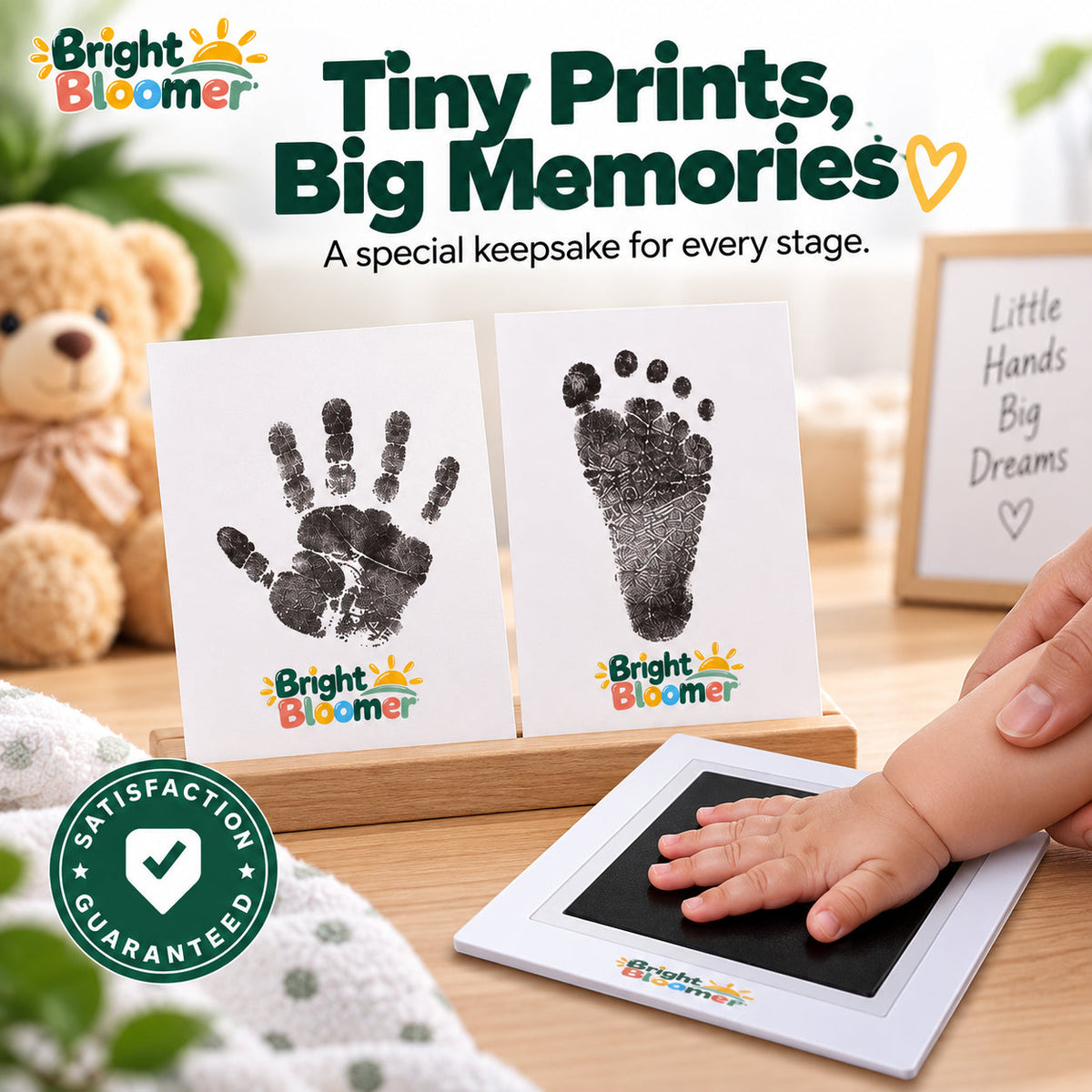 Baby Handprint and Footprint Keepsake Kit