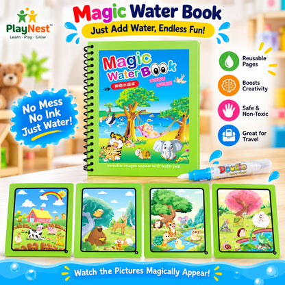 Reusable Magic Water Drawing Book