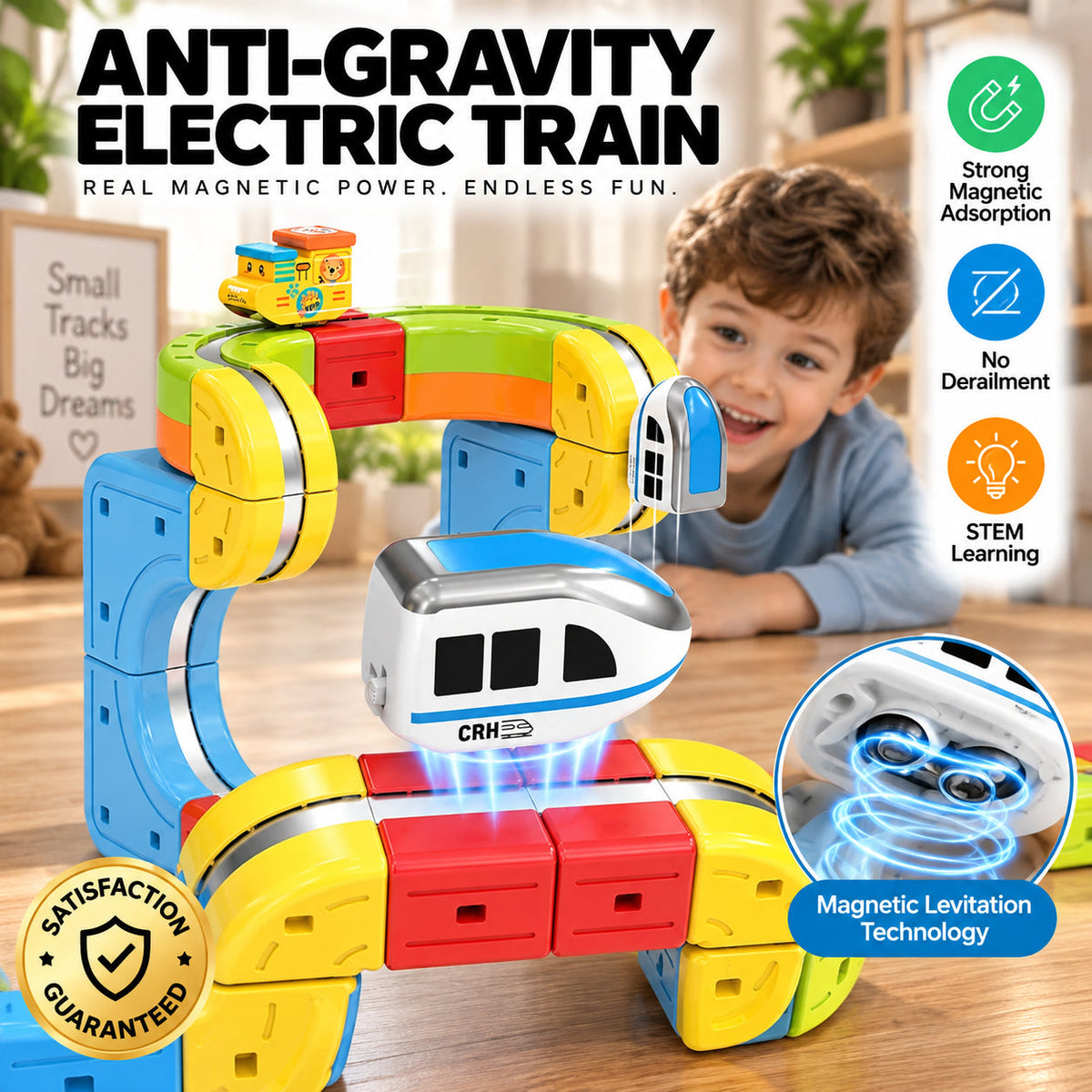 Anti-Gravity Magnetic Train Set