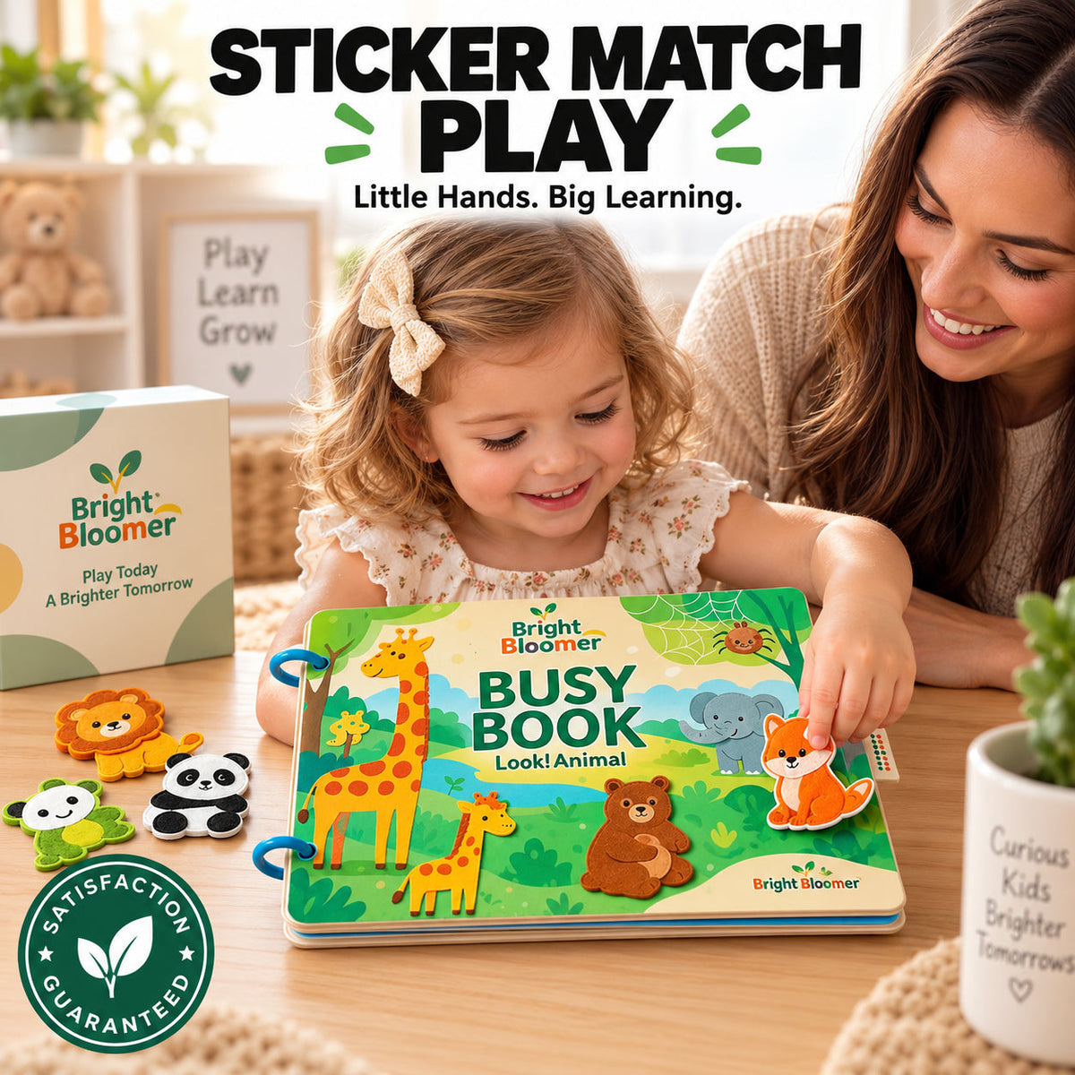 Montessori Quiet Busy Book for Toddlers