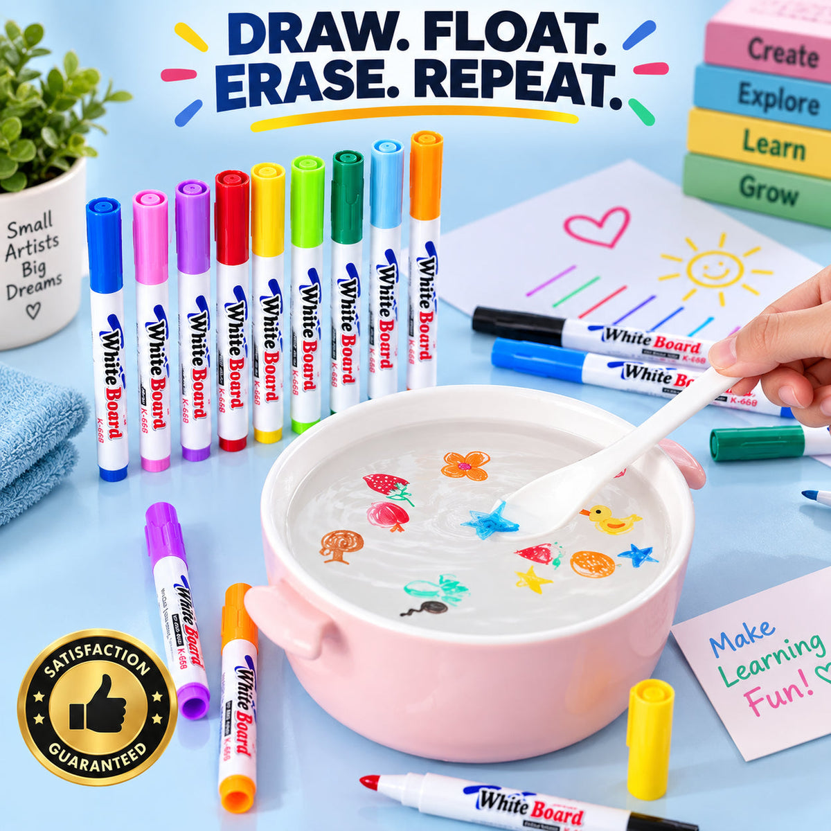 Magic Water Floating Pen Set