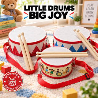 Wooden Percussion Drum for Kids