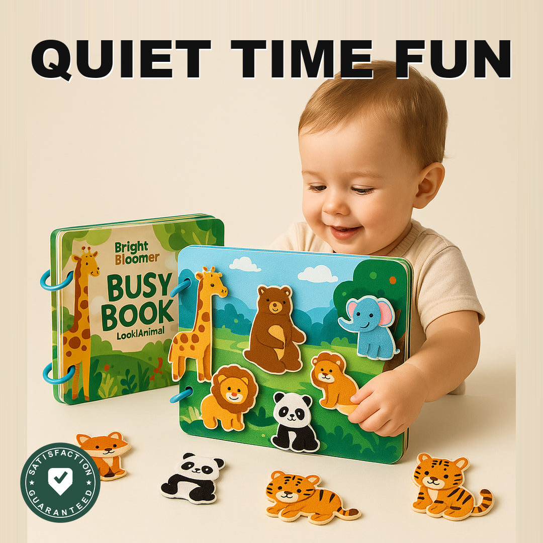 Quiet Busy Book - Quiet Time Fun